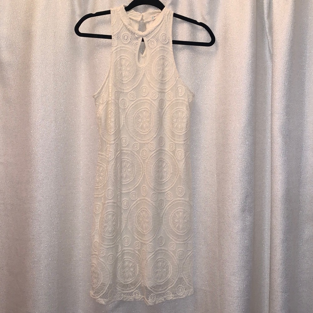 Lace White Dress